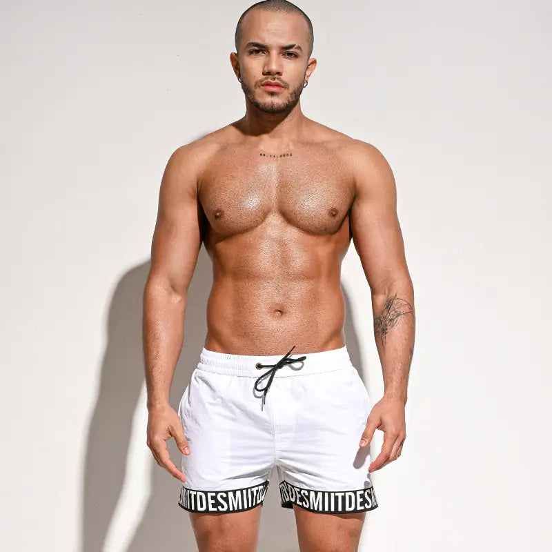 Men's Loose Beach Sports Swim Trunks